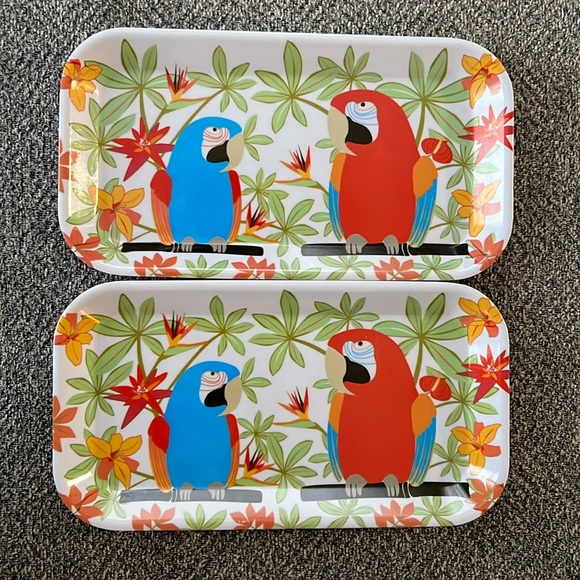 Other - Vintage parrot trays mini